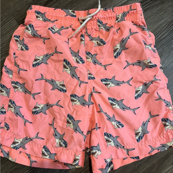 Old Navy Boys Large Shark Swim Trunks - Picture 1 of 3